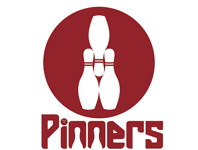 Pinners alt design logo vector