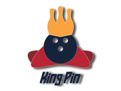 King Pin design logo vector