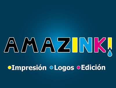 Amazink Logo design logo vector