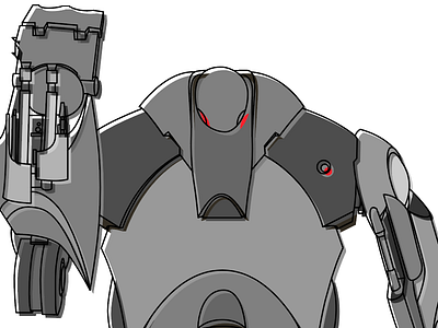 Kill All Humans! bender blaster dank may mays droid fan fan art force light sabre robot star wars super battle droid