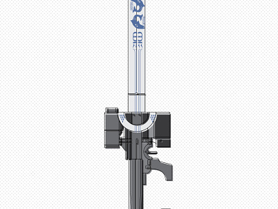 Izanagi s Burden Art destiny 2 embellishment gun line art linework offset sniper