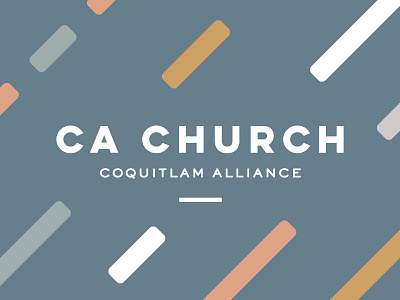 CA Church - Fun Little Pattern brand clean language logo pattern rectangle simple