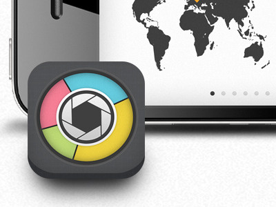Photo Stats App Icon app icon iphone ui