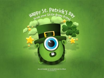 Happy St. Patrick's Day cute day game happy invaders iphone nose patrick st.