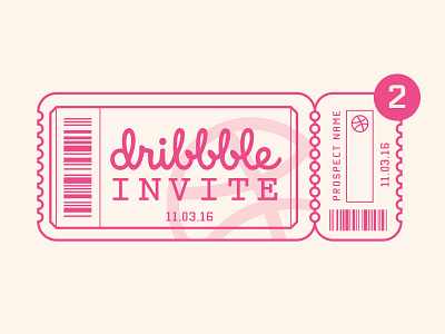 2x Dribbble Invites