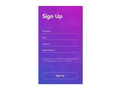 Day 1 daily ui day 1 sign up page