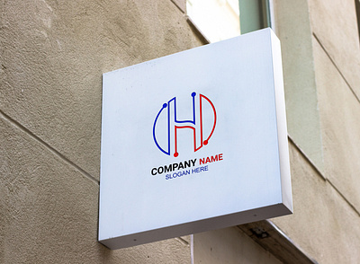 Latter H logo design. h logo logo logo template
