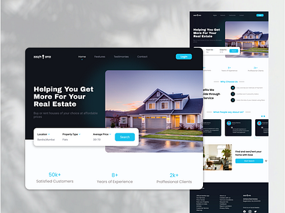 Real Estate website Ui Design