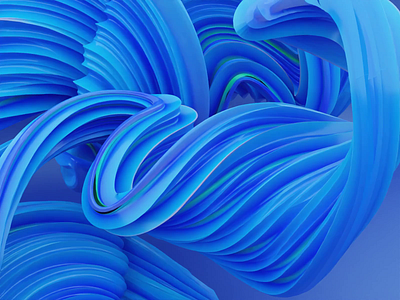 Abstract Blue Wave 🌊🌊🌊 3d 3d abstract 3d illustration abstract animation blender blender 3.0 blue wave branding design displacement graphic design illustration logo modeling motion graphics ui uidesign