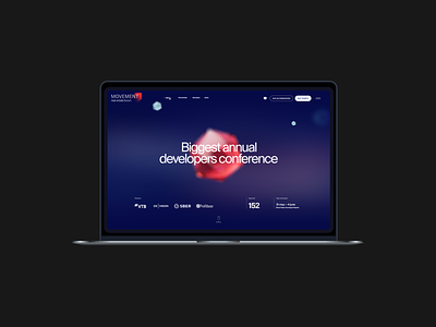 Annual Developers Conference Website Concept