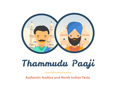 Thammudu Paaji branding design illustration logo vector