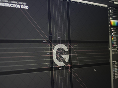 CONSTRUCTION GRID branding design gráfico icon logo logotipo minimal typography vector web website