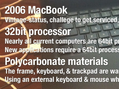 Frederick's Old MacBook