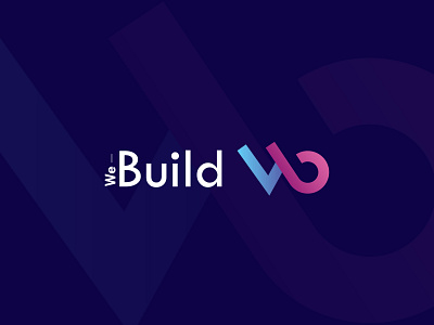 Logo design for "We Build".