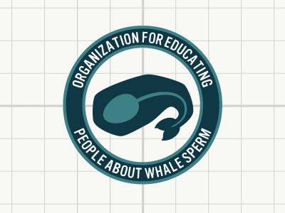 Whale Sperm Logo environmental funny infographic logo sperm vector whales