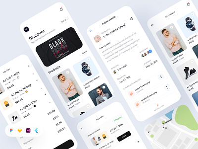 AJ Brand Store App UI Kit. agency app app design app ui app ui kit branding design ecommerce ecommerce app ecommerce app ui kit free ui kit free ui resource illustration landing page resource store app ui app design ui kit ui resource uihut web ui