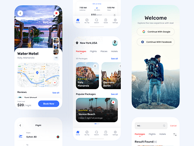 Azel - Booking App UI Kit