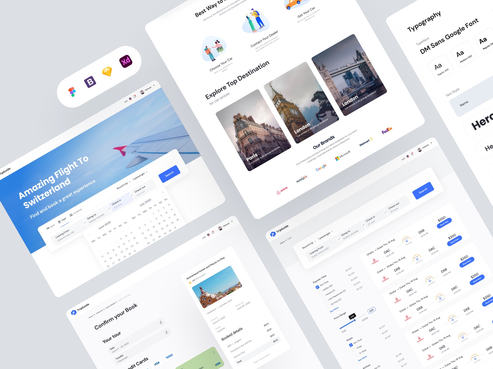 TripGuide - Booking Web App UI Kit by UIHUT - UI UX Design Agency on ...