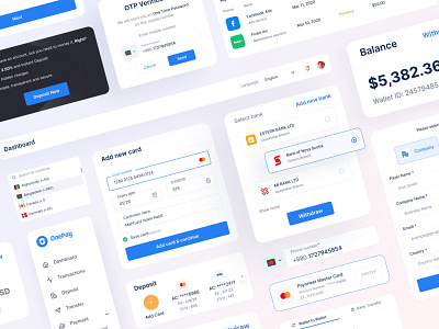 OnePay - Online Payment Processing Web app design banking design finance free design resource free ui resource online payment payment payment web app ui design ui resource uihut ux design wallet web web app web application web ui