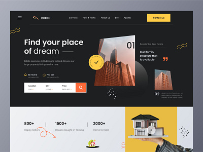 Realist - Real Estate Website Design