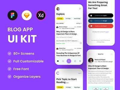 Blog App UI Kit