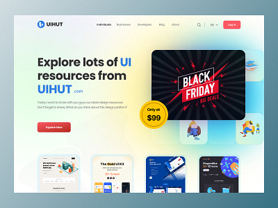 Chatbot Lifetime Deal appsumo sale black friday design free ui resource friday deal header illustration lifetime deals ui ui resource uihut web desigm web ui website