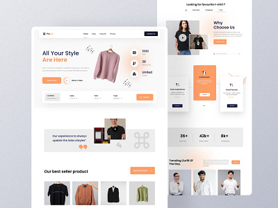 Clothing Store designs, themes, templates and downloadable graphic elements  on Dribbble