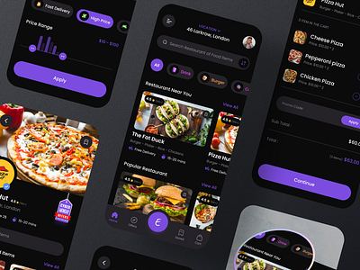 Food Delivery App UI KIT - Eat Up by UIHUT - UI UX Design Agency on ...