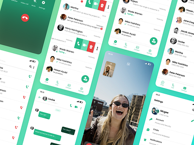 Mobile Chat App UI Exploration app ui