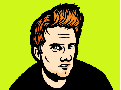 Josh Homme alternativerock band illustration josh homme portrait qotsa rock