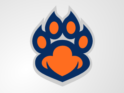 Paw logo paw sports tiger