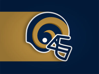 FOOTBALL! football helmet nfl rams sports st.louis