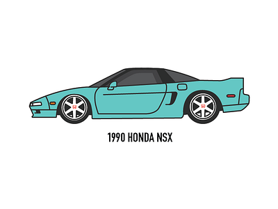 Honda NSX acura car honda illustration nsx