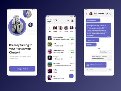 Chatori, chat on! app appdesign chat dailyui design