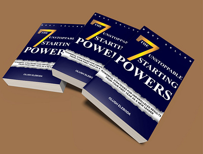 the 7 unstoppable starting powers book book cover book cover art book cover design book cover designer book cover mockup design ebook illustration logo typography