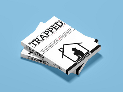 Trapped book book cover book cover art book cover design book cover designer book cover mockup design illustration logo typography