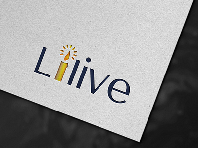 Lilive 3d brand brandidentity branding graphic design logo logodesign logodesigner logoistic logomockup minimal simplelogo typography