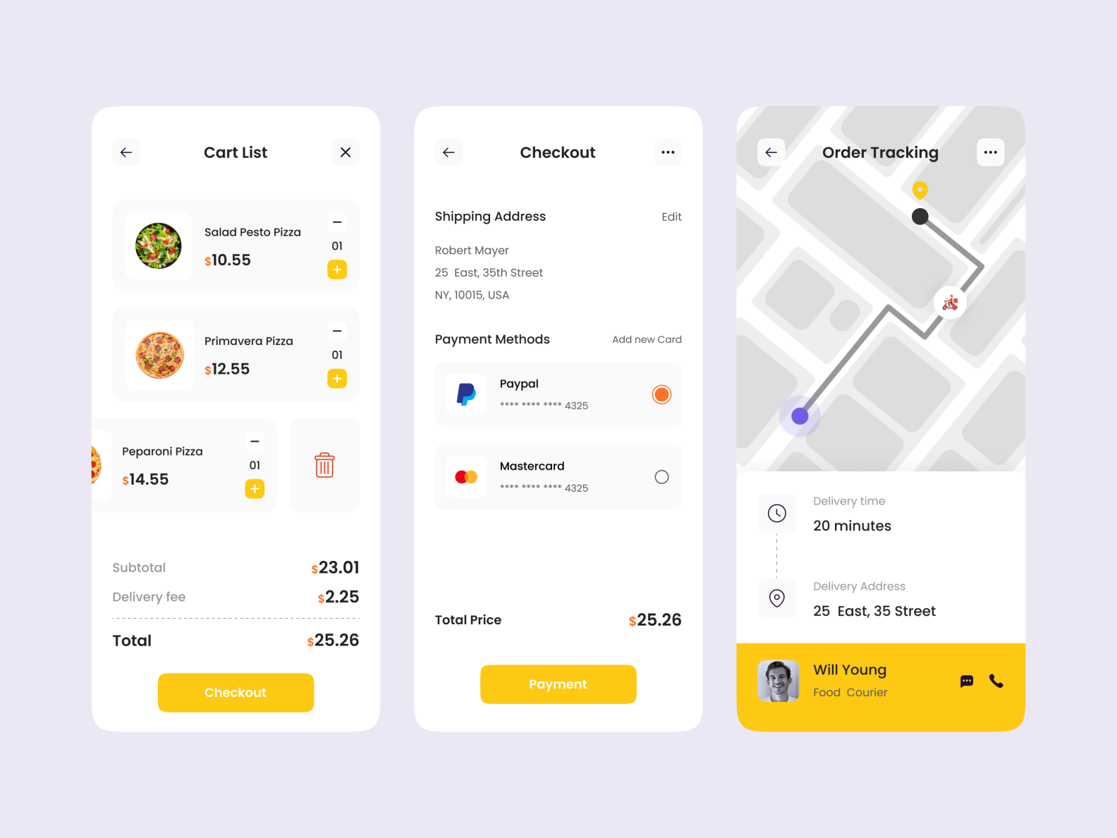 Food Delivery App by NUR MOHAMMAD SHEKH on Dribbble