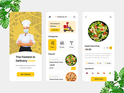 Food Delivery App burger app chef app eat eating fast food food food app food delivery food delivery servic food design food order mobile app mobile ui pizza app recipe app restaurant app tracking app ui ui ux ux