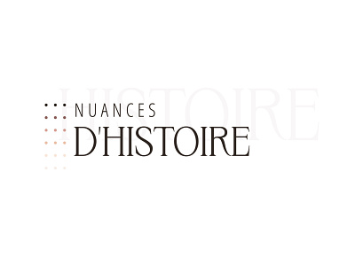 Nuances d'Histoire - Logo branding brown design graphic design historical history icon logo logotype museum vector
