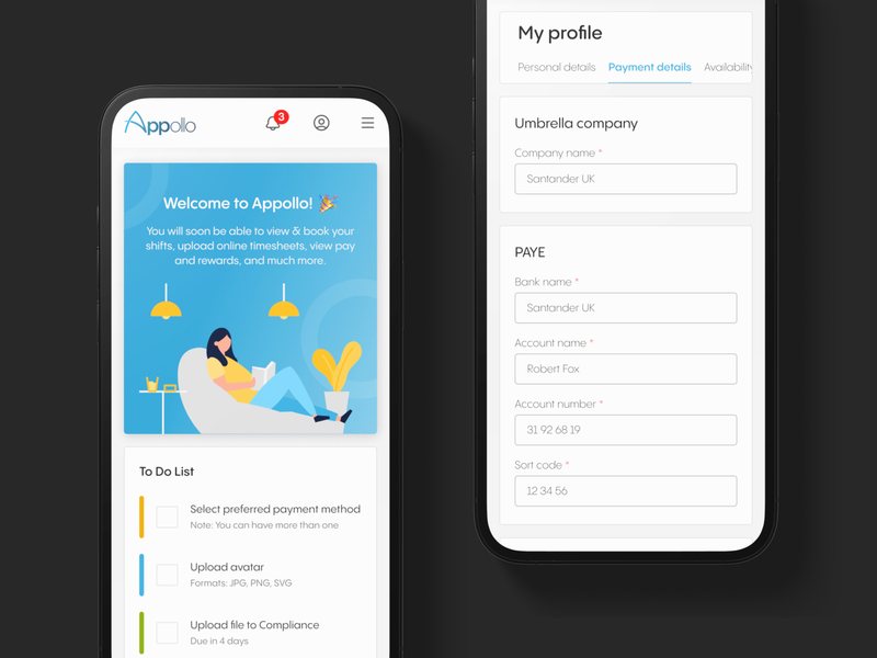 Appollo admin adminsystem apiko application checklist crm dashboard mobile myprofile paymentdetails profile settings todolist userplatform