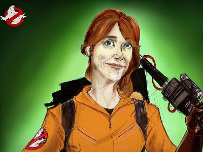 Kristen Wiig Ghostbuster ghostbuster illustration