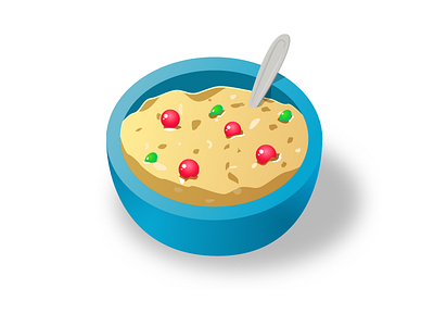 Food art design designer flat food graphic design illustration illustration art illustrator porridge vector