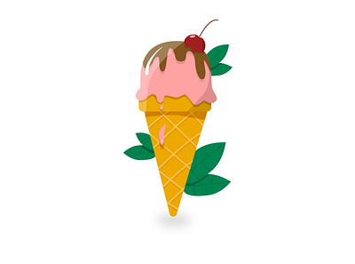 Ice cream art designer food graphic design ice cream illustration illustration art illustrator vector