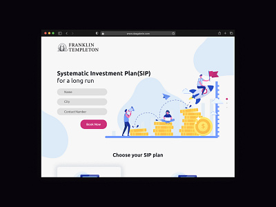 Campaign Page for Franklin Templeton - DasGalerie.com branding cam design graphic design illustration illustrator logo minimal ui ux vector