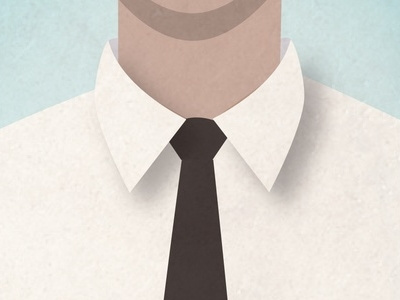 Ties are optional illustration tie