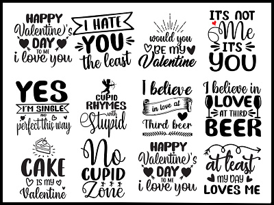 valentine's day SVG Bundle