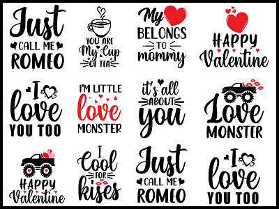 Valentine's day SVG Bundle branding design graphic design illustration logo shirt t shirt design typography vector