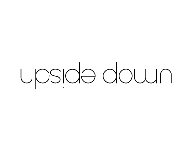 Upside Down Logo #1 logo upside down