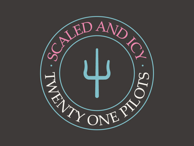 Twenty One Pilots - Scaled And Icy Concept Logo by Valentin Gautrand on